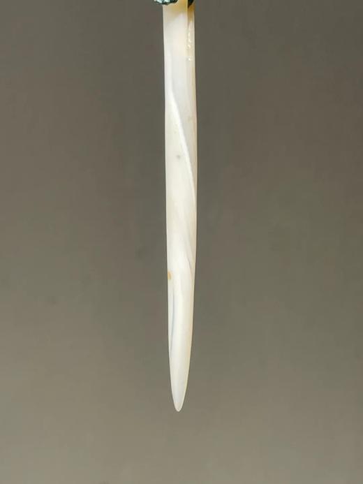 鱼脑冻瑪瑙缝衣针形吊坠项链，顺丰包邮 商品图12