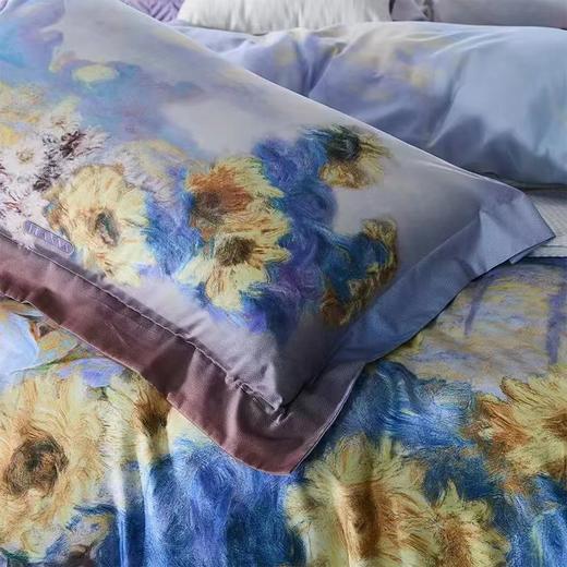 【富安娜】B座7F|富安娜艺术油画床单四件/莫奈系列.塞纳河畔 商品图2