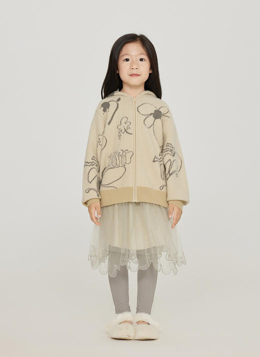 jnby  23年冬款  中长款开襟毛衫 1NA311100 商品图8