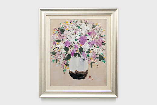 吴冠中|《丁香》——综合版（油画） 商品图0