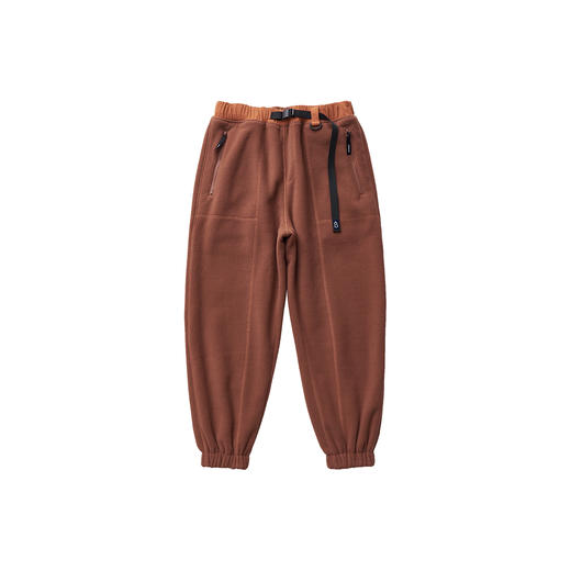 吃茶去chichaqu山系抓绒卡扣摇粒绒长裤 商品图0