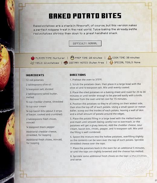 预售 【中商原版】Minecraft我的世界 收集 烹饪 食用 官方食谱 Gather  Cook Eat  An Official Cookbook 英文原版 Tara Theoharis 商品图5