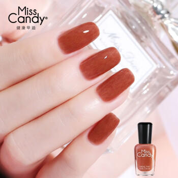 Miss Candy秋冬健康免烤可撕拉指甲油快干皮草美甲持久显白15ml 肉桂色NF164 商品图2