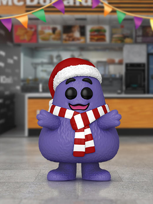 Funko POP Ad Icons GrimaceHLDY 广告形象 麦当劳公仔奶昔大哥手办摆件 74065 商品图2