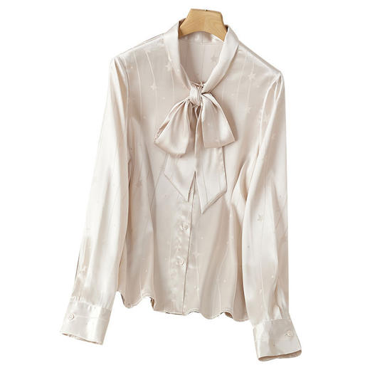 秋季新款，衬衫长袖宽松雪纺衫纯色衬衣DB-A2709 商品图4