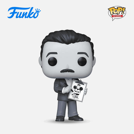 Funko POP Icons D100 Walt 华特迪士尼与画手办 67994 商品图0