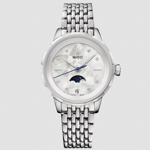 美度 MIDO 花淅系列月相腕表-月光银 M043.023.11.106.00 商品图0