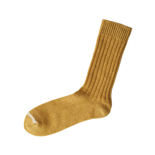 NISHIGUCHI Wool Ribbed Socks 羊毛男款螺纹长筒袜子 商品图3