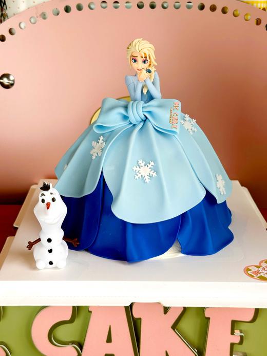 爱莎公主芭比造型蛋糕 冰雪奇缘 商品图1