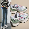 「三款配色！韩版老爹鞋」新款女2023秋季学生运动跑步厚底休闲鞋 商品缩略图0