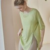 【限时秒】YOGACODE【火树银花系列】半袖长款宽松瑜伽服罩衫YCDST616 商品缩略图3