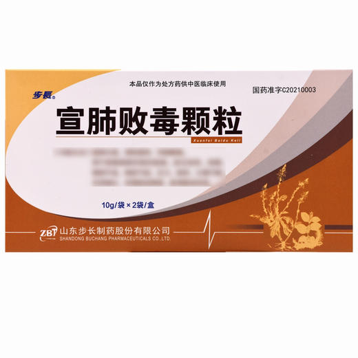 步長,宣肺败毒颗粒【10g*2袋】山东步长 商品图2