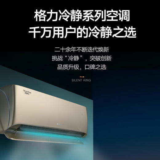 格力/空调/KFR-35GW/(35549)FNhCd-B1(WIFI)(奢华金)/冷静王变频冷暖正1.5匹一级能效挂机空调 商品图3