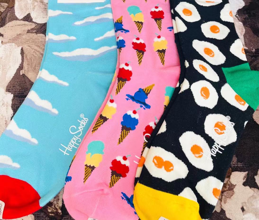 芳姐同款潮牌卡通袜