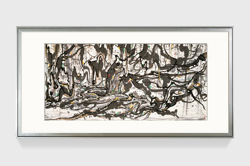 吴冠中|《小鸟天堂》—— 综合版（水墨）