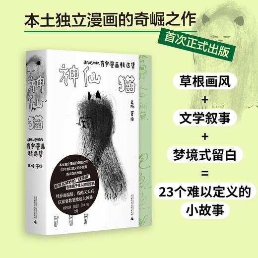 王烁《神仙猫 anusman有字漫画精选集》 商品图0
