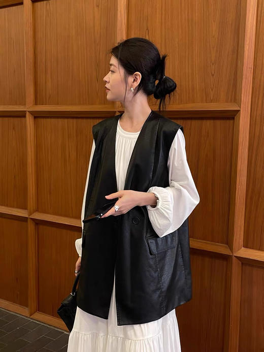 杭货皮马甲 商品图0