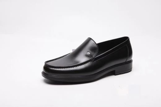 沙驰男鞋2023秋季新款鞋气垫底亮面套脚商务休闲皮鞋男 商品图0