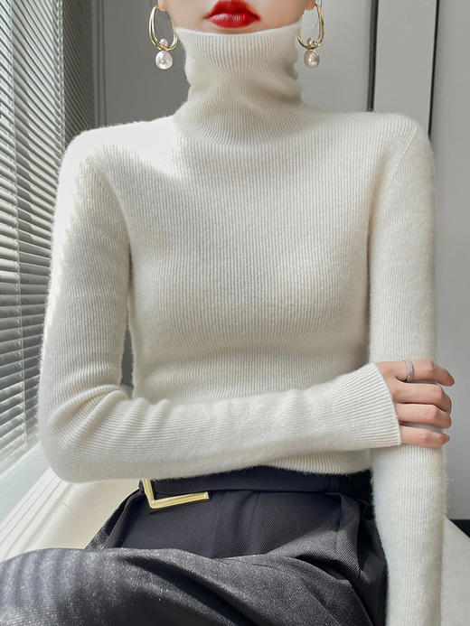 韩版长袖毛衣内搭修身高领打底衫QH-AL733555209533 商品图1