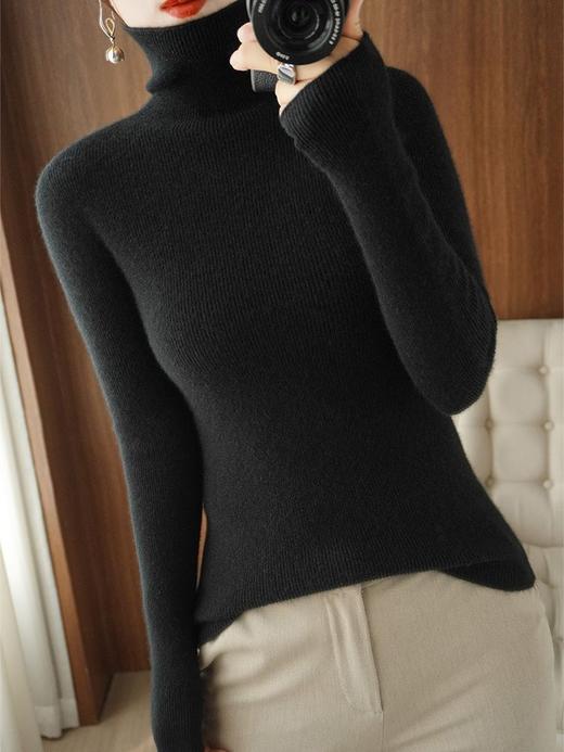 韩版长袖毛衣内搭修身高领打底衫QH-AL733555209533 商品图2