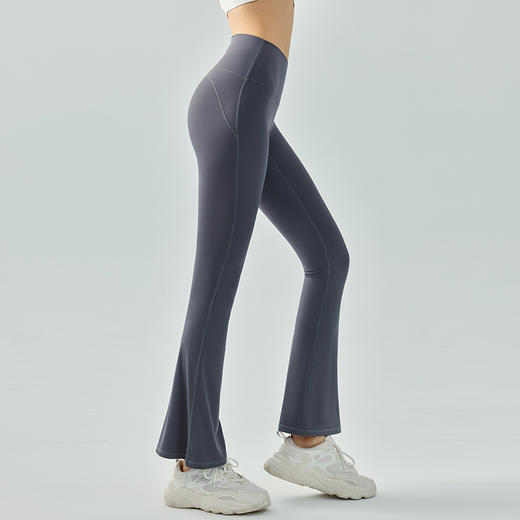 【限时秒】YOGACODE【火树银花系列】高腰美臀休闲微喇健身长裤YCDSP640 商品图2