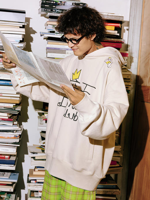 cryingcenter 废王系列连帽运动衫可爱休闲宽松情侣 哭喊中心 商品图1