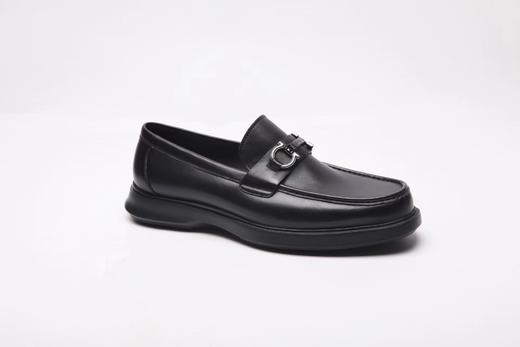 沙驰男鞋23秋季新款商务休闲一脚蹬时尚超轻厚底休闲鞋 商品图0