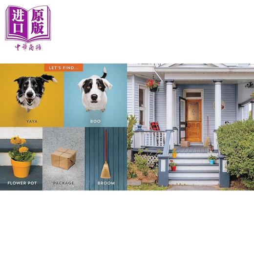 【中商原版】Lets Find Yaya And Boo At Home寻找莫莫3 我们去家里找亚亚和布吧 英文原版纸板书 认知识物 亲子绘本图画书 商品图1