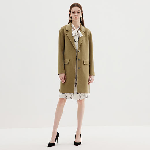 EITIE爱特爱冬季新款气质大气大衣外套女7214929 商品图3