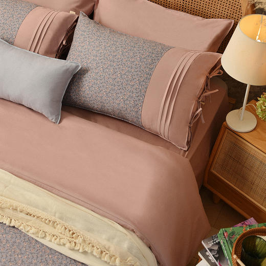 漫舞美拉德四件套全棉纯棉床单被罩枕头床品轻奢高级感 商品图2