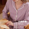 弗利少女秋冬睡衣长袖保暖女款2023新款柔软舒适小翻领家居服套装 商品缩略图1