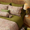 椰林绿意四件套全棉纯棉床单被罩枕头床品轻奢高级感 商品缩略图1
