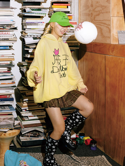 cryingcenter 废王系列连帽运动衫可爱休闲宽松情侣 哭喊中心 商品图2