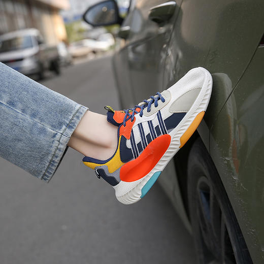 「六色可选！男女同款」2023情侣款休闲鞋男女运动鞋ins潮跑步鞋女 商品图2