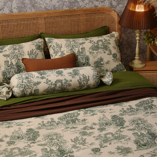 卢瓦尔河谷四件套全棉纯棉床单被罩枕头床品轻奢高级感 商品图1