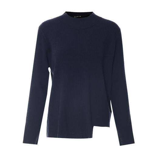 EITIE爱特爱冬季新款时尚气质半高领简约纯色针织衫上衣7201907 商品图11