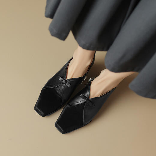 优雅舒适，舒适马毛深口单鞋ZYY-A559 商品图2