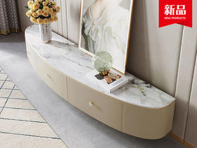 佐梵电视柜轻者卡尔斯岩板+金+环保烤漆[免费送装，偏远地区除外]