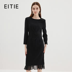EITIE爱特爱冬季新款气质大方连衣裙礼服7277902