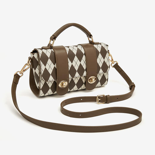 Safiya/索菲娅2023新款小方包手机女士手提包单肩斜挎女包SF9161020Y 商品图3