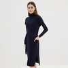 EITIE爱特爱冬季新款时尚高领纯色显瘦两件套针织连衣裙7201909 商品缩略图8