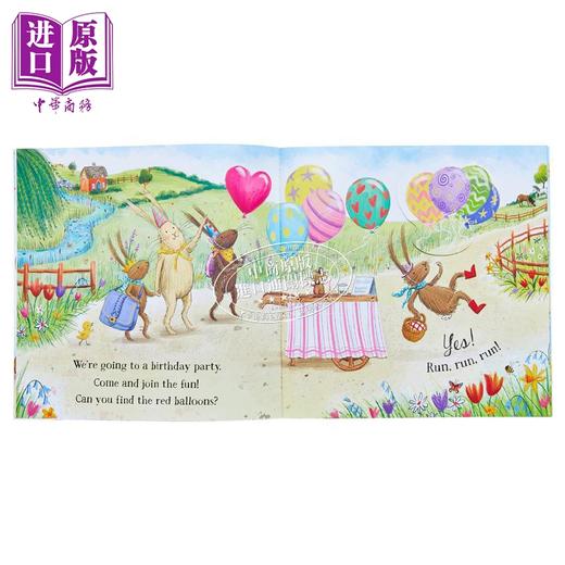 【中商原版】小兔兔一族 英文绘本8册套装 Were Going on a Treasure Egg Hunt Birthday Party Elf Chase Elf Chase Bunnies 商品图3