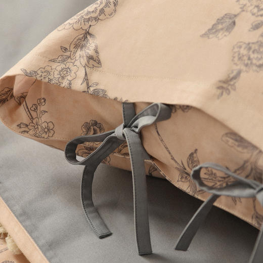 蔷薇之舞四件套全棉纯棉床单被罩枕头床品轻奢高级感 商品图3