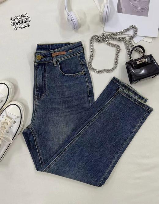 女牛仔阔腿裤25151 商品图1