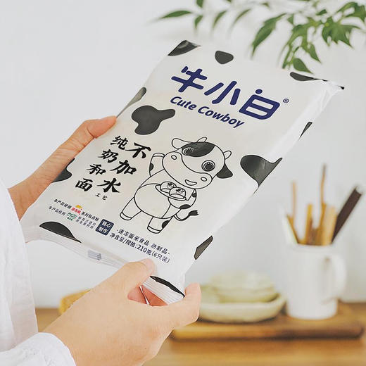 【百】舒汇牛小白牛奶馒头 300g(6只） 商品图0