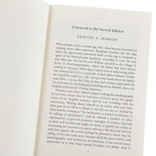 预售 【中商原版】本杰明 富兰克林的自传 根据原始手稿 附有注释 英文原版 The Autobiography of Benjamin Franklin 商品图2