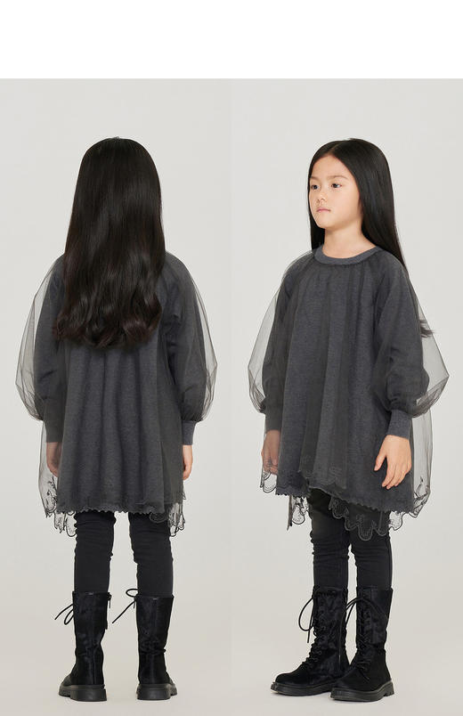 jnby  23年冬款 长袖毛衫连衣裙 1NAG12860 商品图7