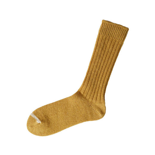 NISHIGUCHI Wool Ribbed Socks 羊毛女款螺纹长筒袜子 商品图4