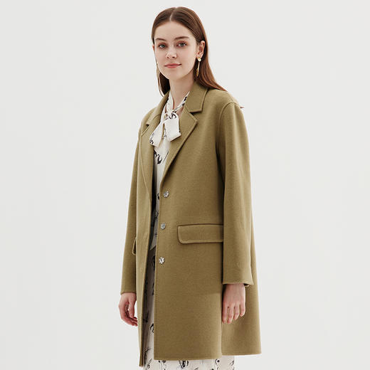 EITIE爱特爱冬季新款气质大气大衣外套女7214929 商品图1