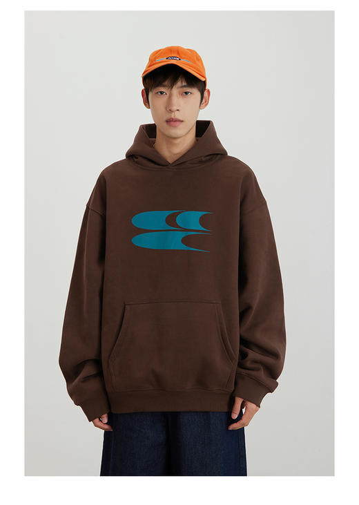 CryingCenter 基础logo印花新版型加绒加厚 连帽多色卫衣潮牌卫衣 商品图2